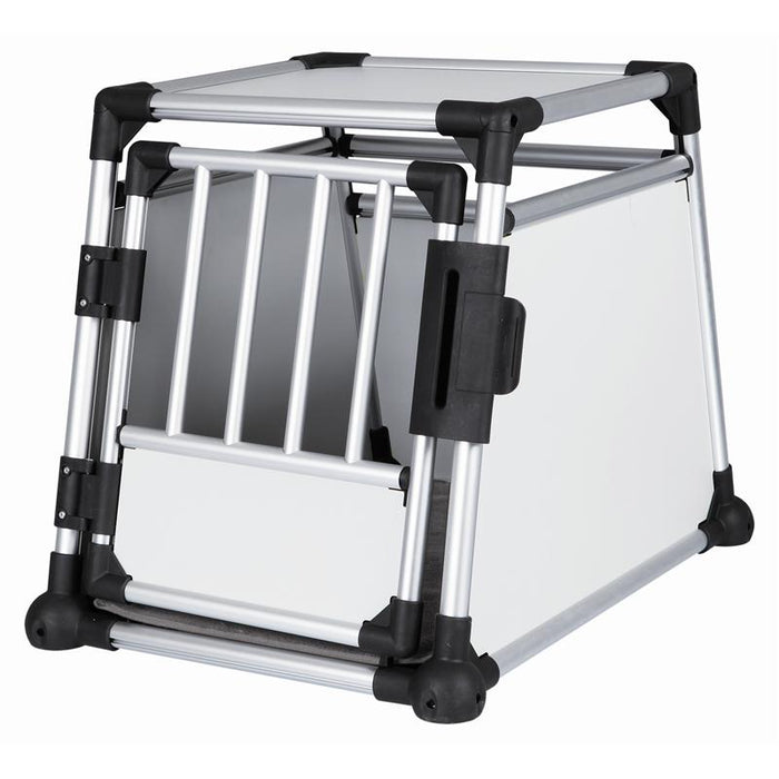 Transportbox, Aluminium, hellgrau/silber