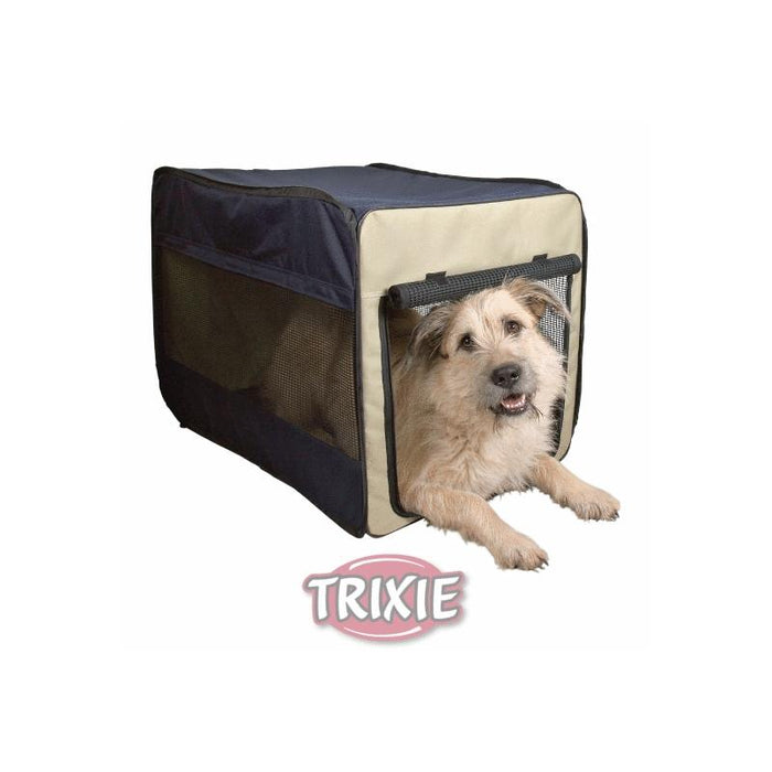 Hundebox Twister, blau/grau