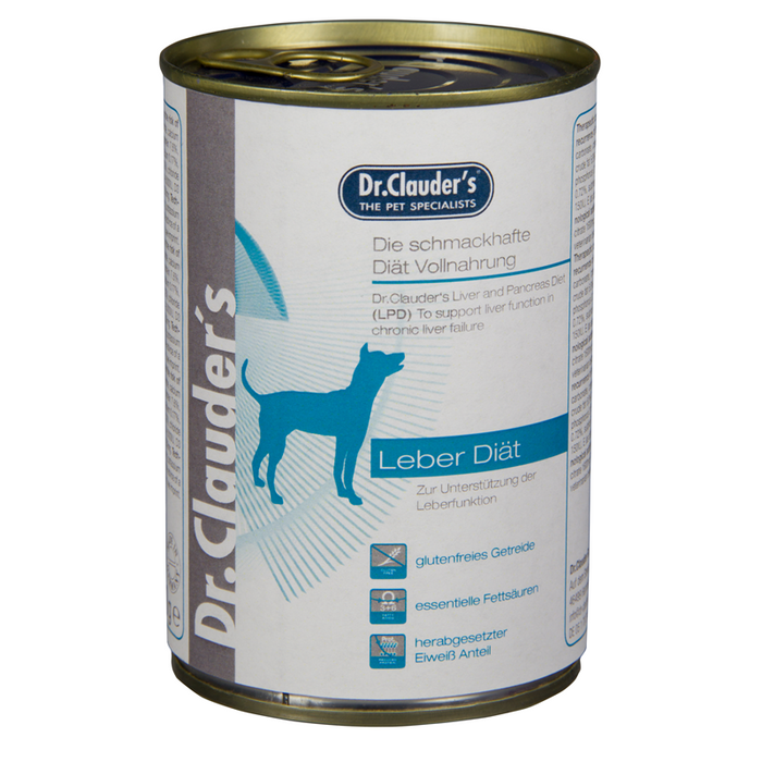 Dr. Clauder's Diät Hund LPD Leberdiät 6x400g