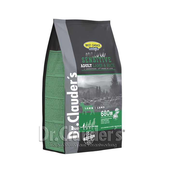 Dr. Clauders Best Choice Mini Adult Lamm & Reis