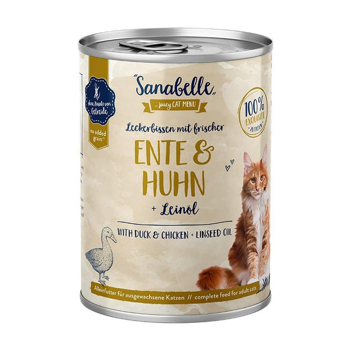 Sanabelle Nassfutter mit Ente 6x400g