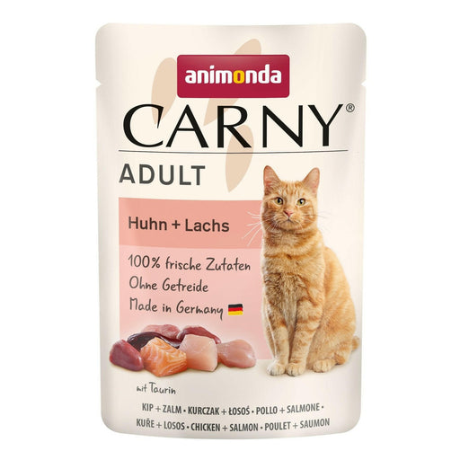 Animonda Cat Portionsbeutel Carny Adult Huhn Lachs 12x85g