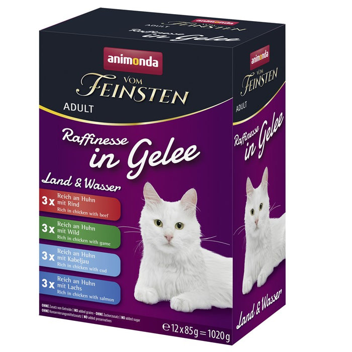 Animonda Cat vom Feinsten Raffinesse in Gelee Adult Mixpack Land & Wasser