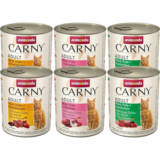 Animonda Carny Adult Mix 2 Kräftige Variation 6 x 800g.