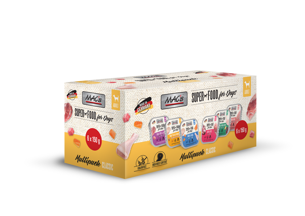 MAC's DOG Schale Getreidefrei 6x150g