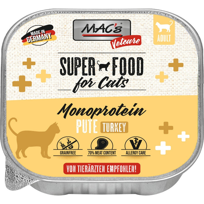 MACs Cat Vetcare Mono Pute 16x100g