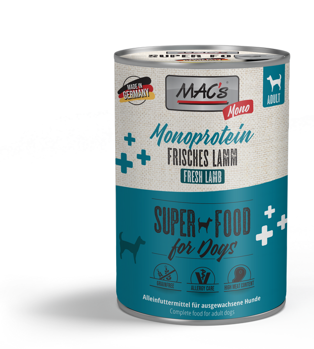 MAC's DOG - Monoprotein Dose 6x400g