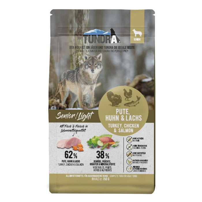 Tundra Dog - Trockenfutter Senior/Light Pute, Huhn & Lachs