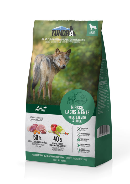 Tundra Dog - Trockenfutter Hirsch, Ente & Lachs
