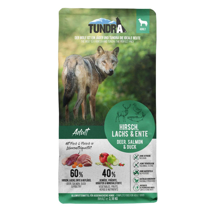 Tundra Dog - Trockenfutter Hirsch, Ente & Lachs