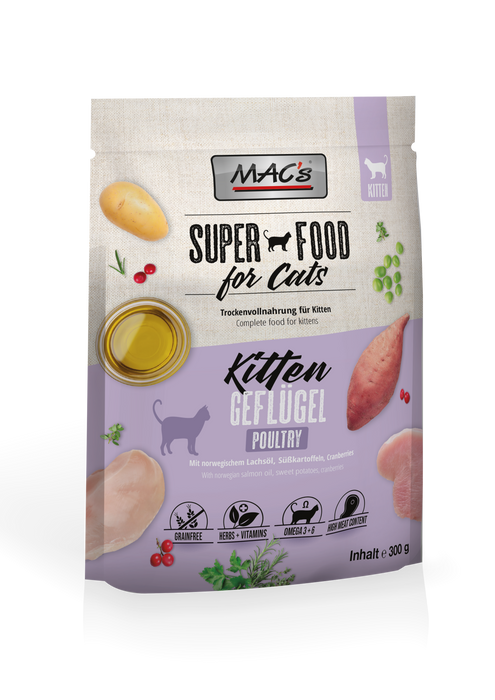 MAC's CAT Trockenfutter - Kitten Geflügel