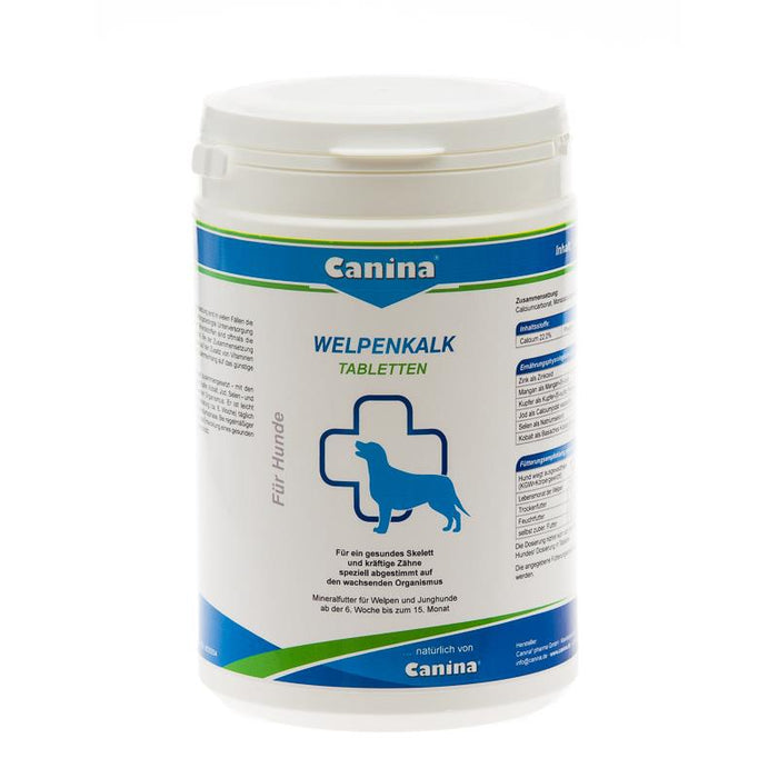 Canina Welpenkalk Tabletten.