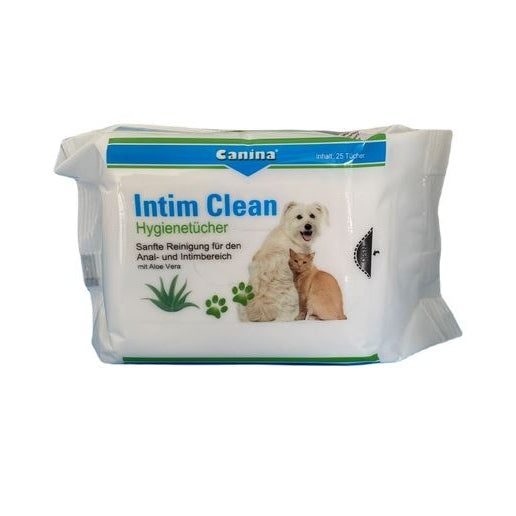 Canina Intim Clean Tücher.