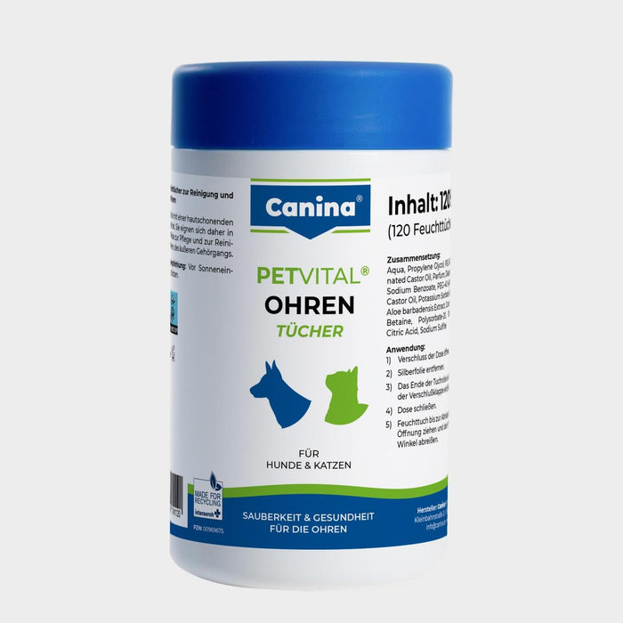 Canina Petvital Ohrentücher