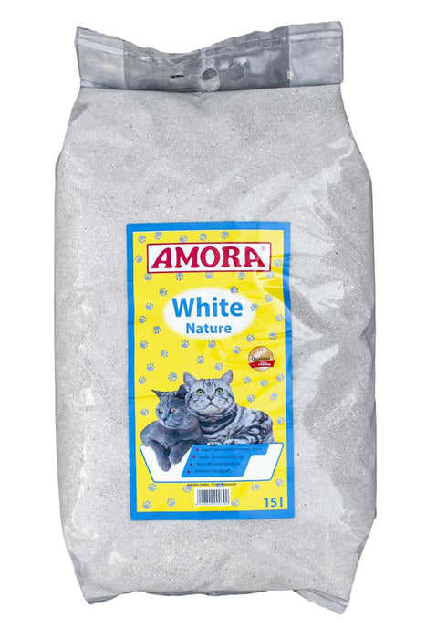 AMORA Katzenstreu White Compact 15 Liter
