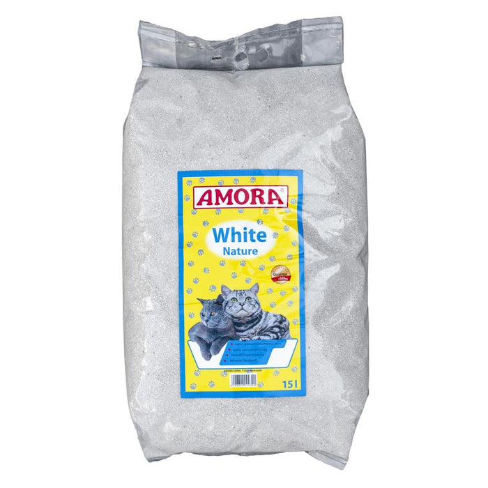 AMORA Katzenstreu White Compact 15 Liter