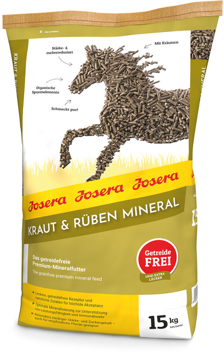 Josera Pferd Kraut & Rüben Mineral