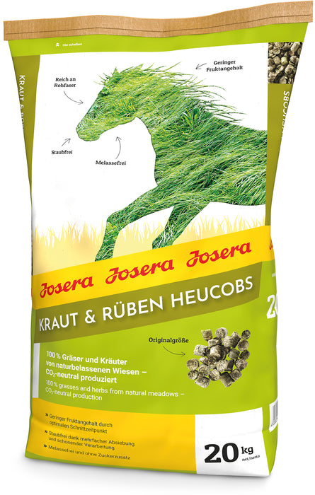 Josera Pferd, Kraut & Rüben Heucobs 20kg