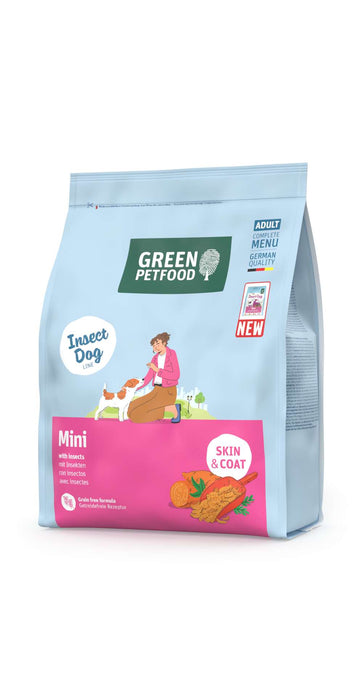 Green Petfood Dog - Mini with Insects
