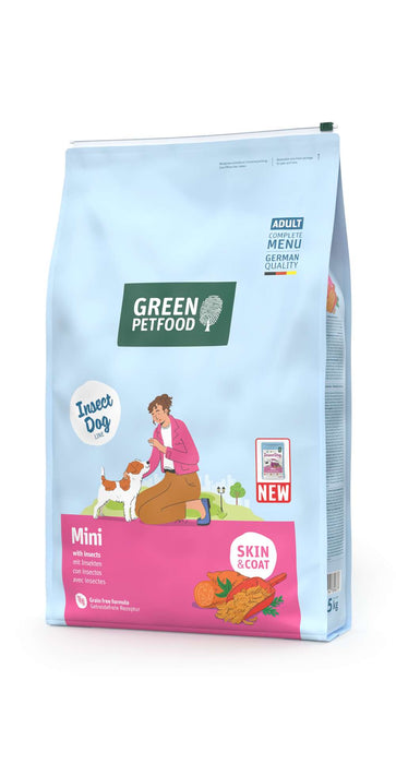 Green Petfood Dog - Mini with Insects