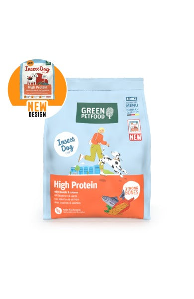 Green Petfood Dog - High Protein with Insects
