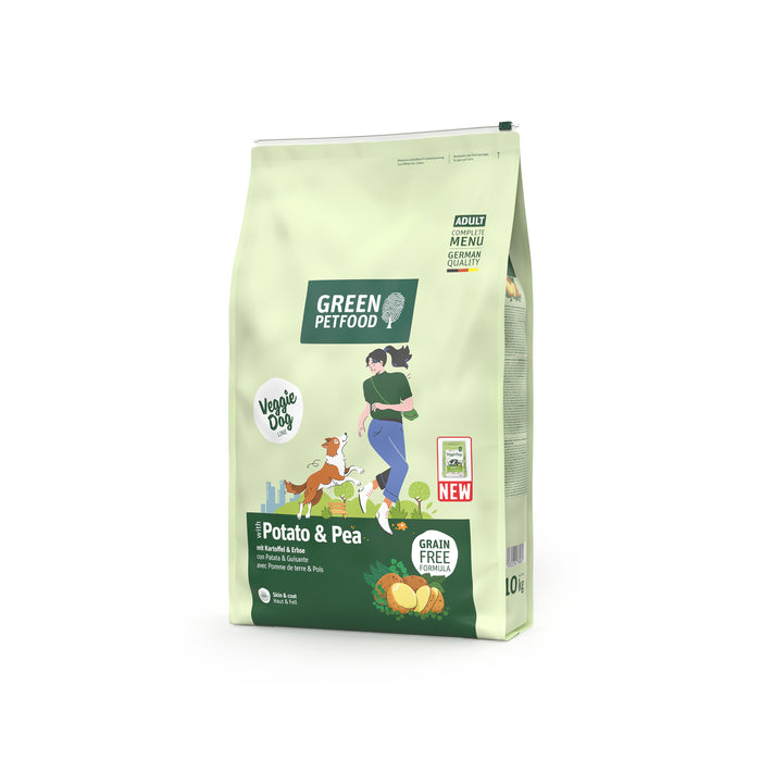 Green Petfood Dog - Mini Potato & Pea with Insects