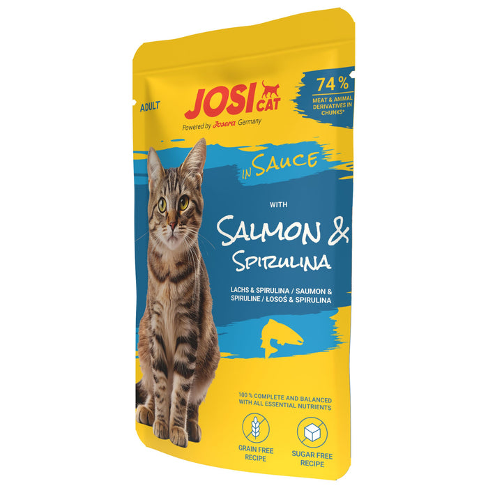 JosiCat with Salmon in Sauce