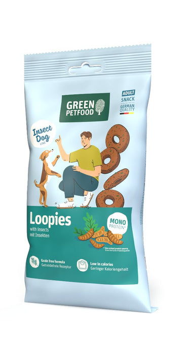 Green Petfood Loopies with 12x100g