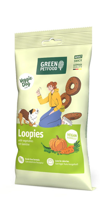 Green Petfood Loopies with 12x100g