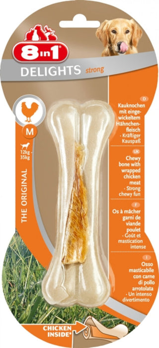 8in1 Delights Kauknochen Strong Chicken
