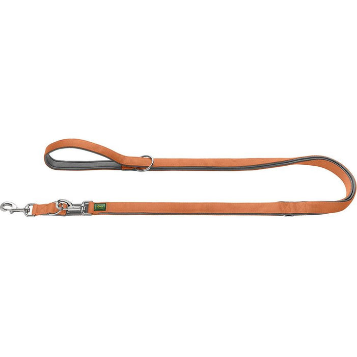Hunter V-Leine Neopren Nylon Vario Plus kupfer/grau