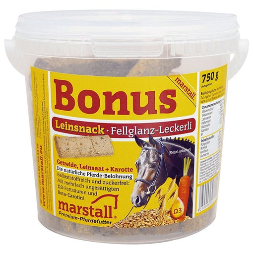 marstall Bonus Leinsnack - 750 g Eimer.