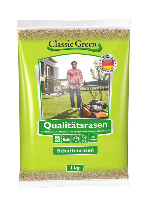 Classic Green Rasen Schattenrasen Plastikbeutel