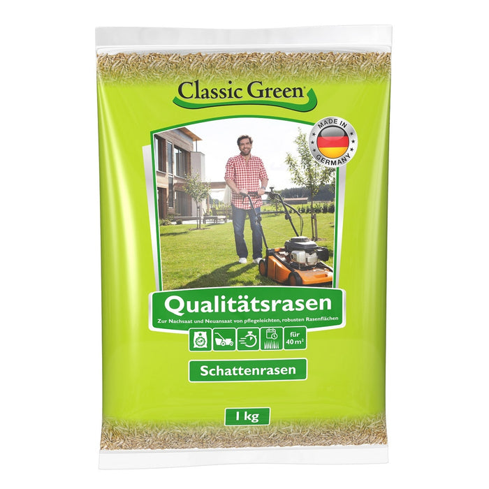 Classic Green Rasen Schattenrasen Plastikbeutel