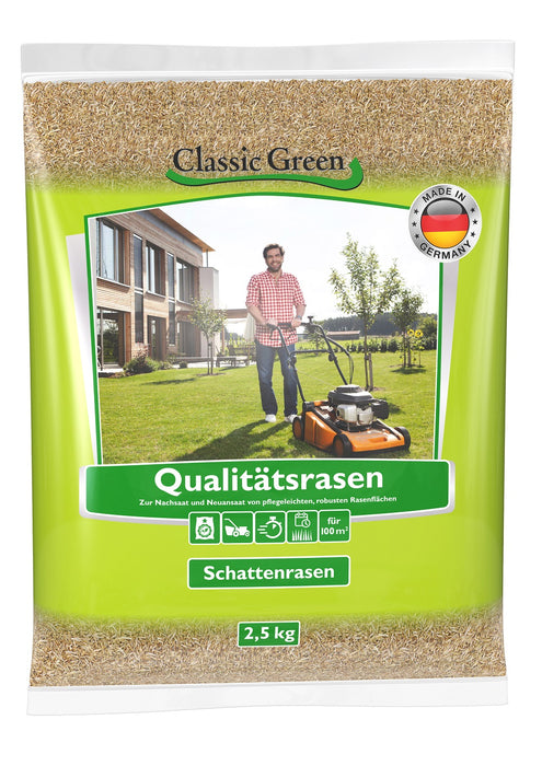 Classic Green Rasen Schattenrasen Plastikbeutel