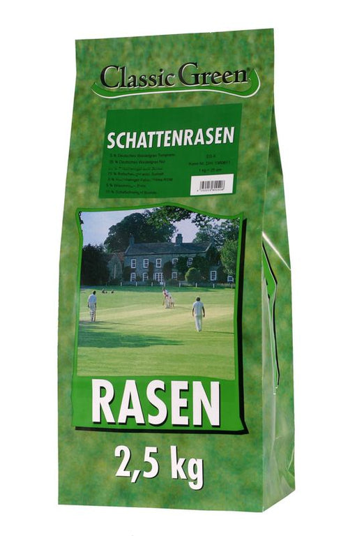 Classic Green Rasen Schattenrasen Plastikbeutel.