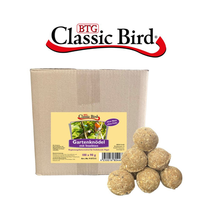 Classic Bird Gartenknödel mit Insekten  ohne Netz & ohne Folie