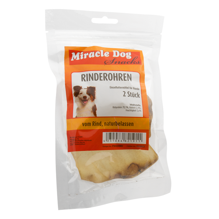Miracle Dog Rinderohren groß 20 x 2St