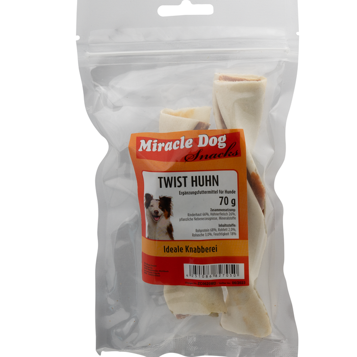 Miracle Dog Twist Huhn 70g - 12er Pacl