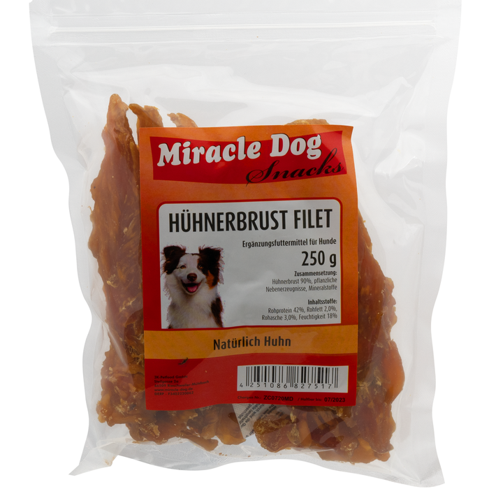 Miracle Dog Hühnerbrust Filet 250g - 10er Pack