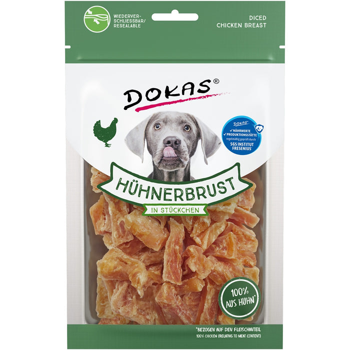 Dokas Hunde Snack Hühnerbrustfilet in Stückchen