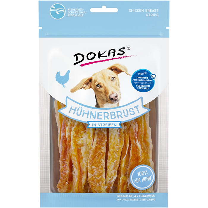 Dokas Snack Hühnerbrust in Streifen 11x70g