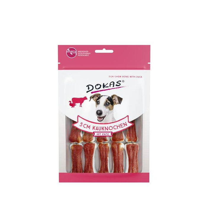 Dokas Dog 5 cm Kauknochen mit Ente.