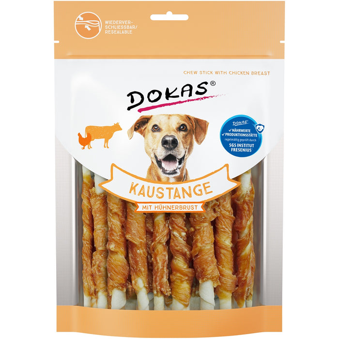 Dokas Hunde Snack Kaustange mit Hühnerbrustfilet