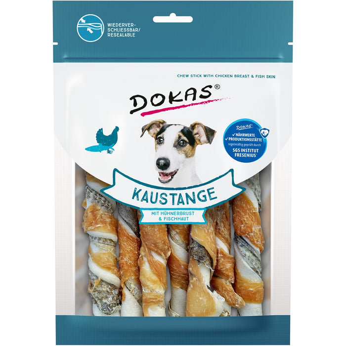 Dokas Kaustange mit Hühnerbrust & Fischhaut 10x150g