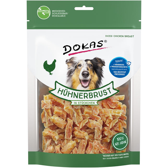 Dokas Hunde Snack Hühnerbrustfilet in Stückchen