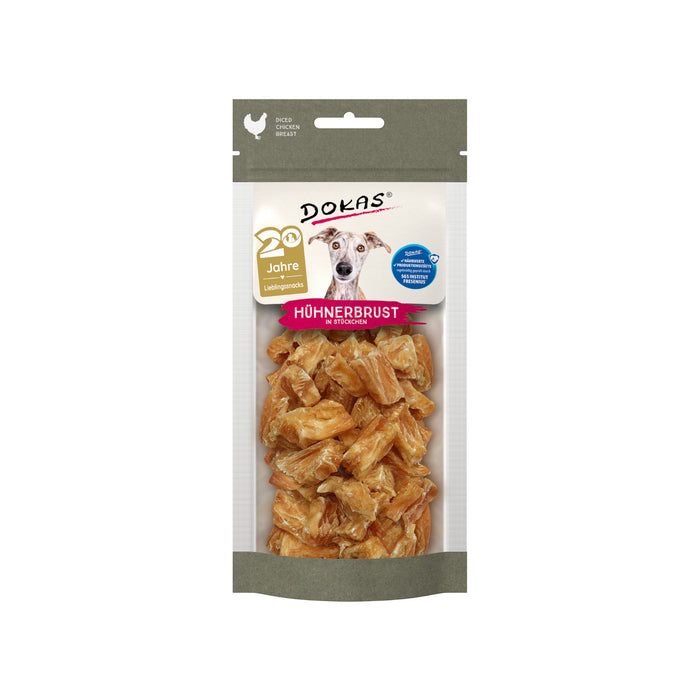 Dokas Dog - Snack Hühnerbrust in Stücken 11St