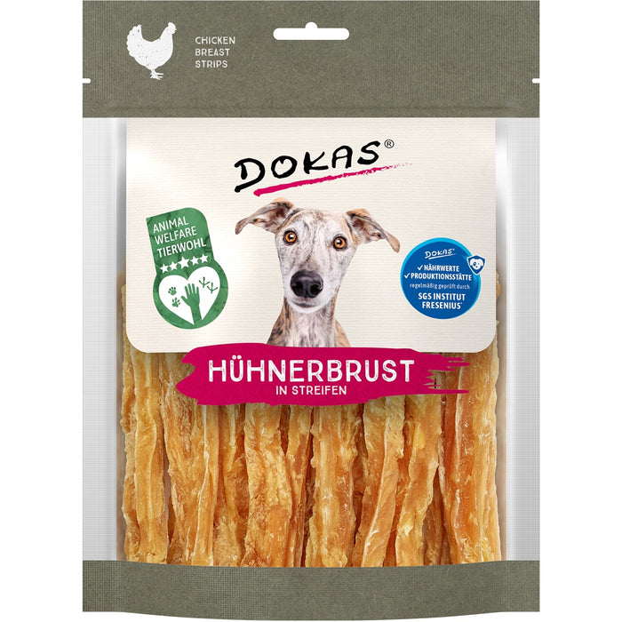 Dokas Dog - Snack Hühnerbrust in Streifen 7St