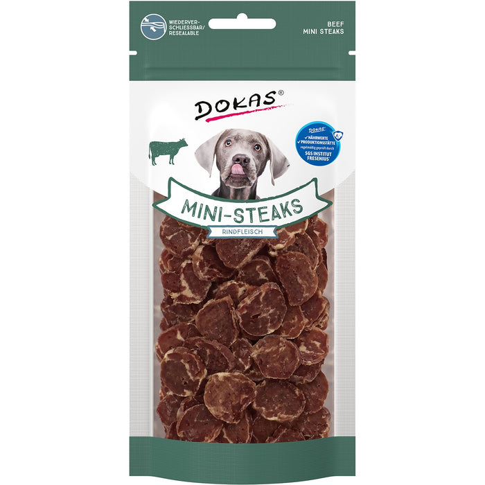 Dokas Dog Mini Steaks Rindfleisch