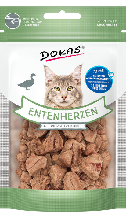 Dokas Cat Entenherzen gefriergetrocknet